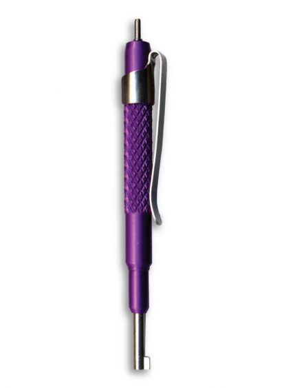 ZT13-PRPL Aluminum Pocket Key - Purple