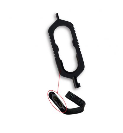 ZT17 Belt Keeper Concealed Key Removable - Black