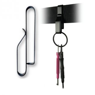 ZT52 Low Profile Key Ring Holder - Black