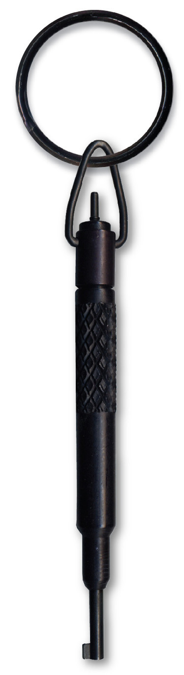 ZT11-LG 5" Large Grip Aluminum Swivel Key - Black