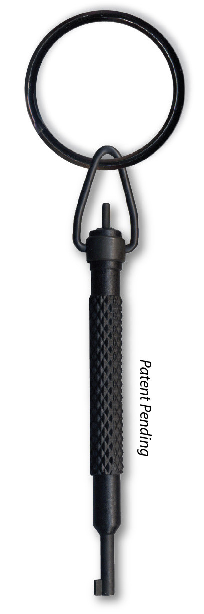ZT11X Polymer Swivel Key - Black