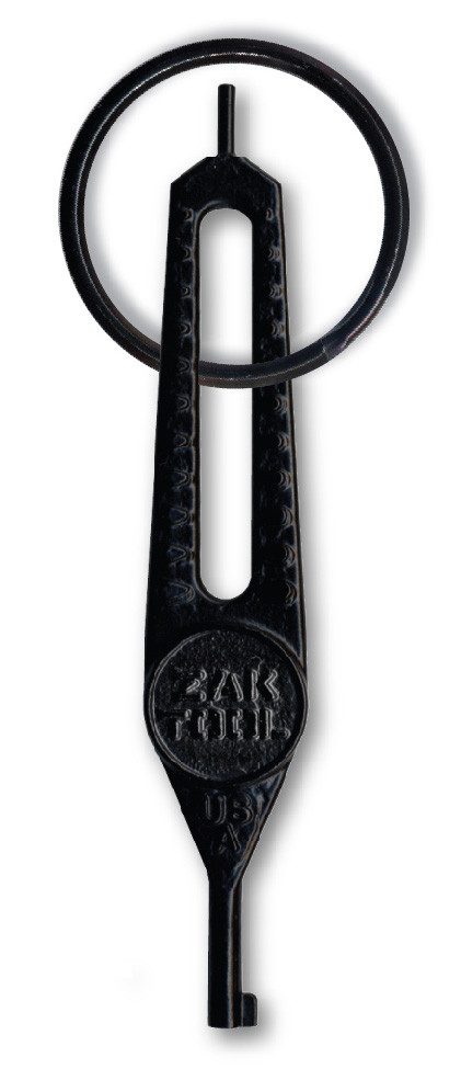 ZT25 Super Grip Key Solid Steel – Black – Zak Tools