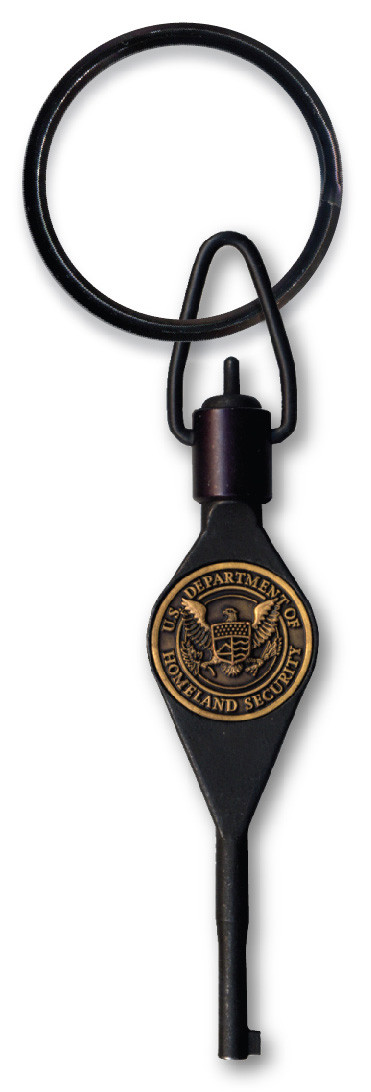 DHS KEY Swivel Key with Department of Homeland Security Medallion